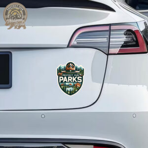 2025 Protect Our Parks Sticker and Car Magnet