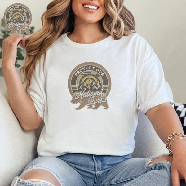 Protect Our National Parks 2025 T-Shirt - Retro Granola Girl Aesthetic