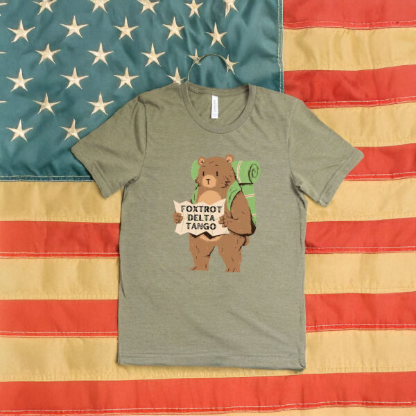 FDT Resist Bear Shirt, Foxtrot Delta Tango T-Shirt