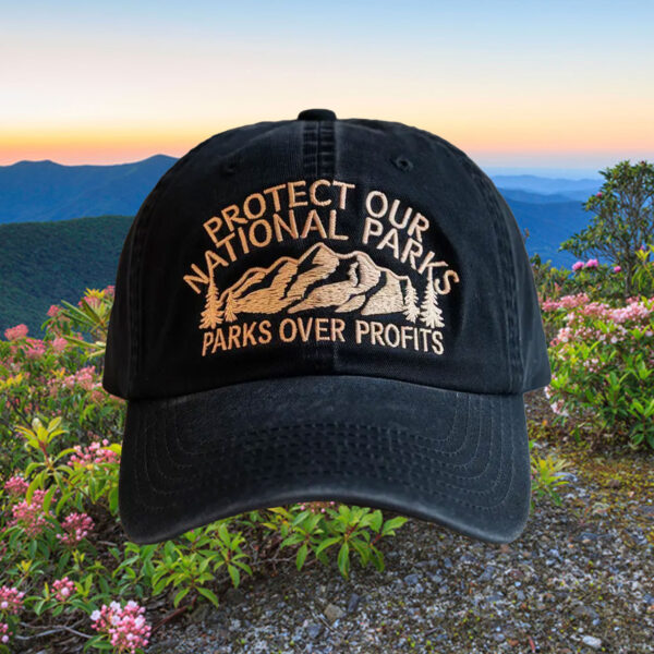 Protect Our National Parks Embroidered Hat - Parks Over Profit