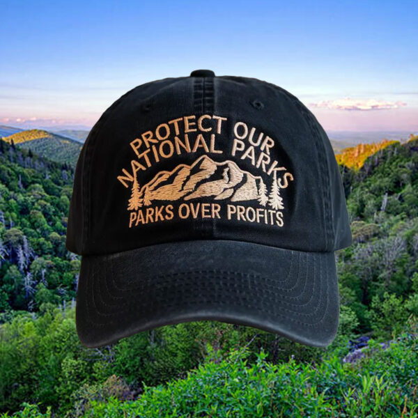 Protect Our National Parks Embroidered Hat - Parks Over Profit