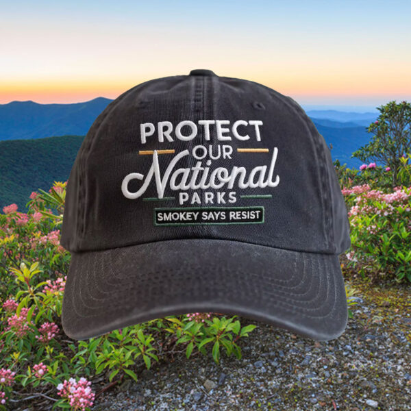 Protect Our National Parks Embroidered Hat - Resist Fascism