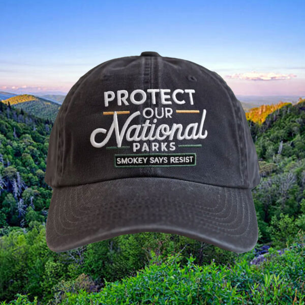 Protect Our National Parks Embroidered Hat - Resist Fascism