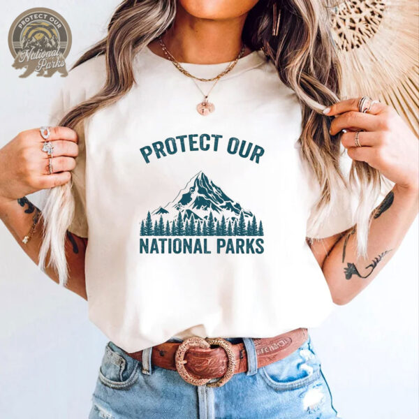 Protect Our National Parks T-Shirt - Vintage Nature Conservation