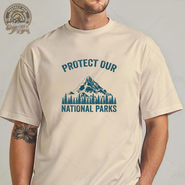 Protect Our National Parks T-Shirt - Vintage Nature Conservation