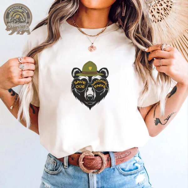 Save Our National Parks T-shirt - Grizzly Bear