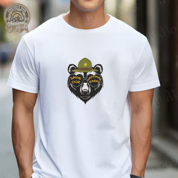 Save Our National Parks T-shirt - Grizzly Bear