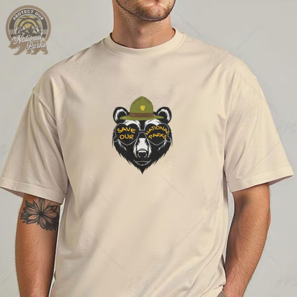 Save Our National Parks T-shirt - Grizzly Bear