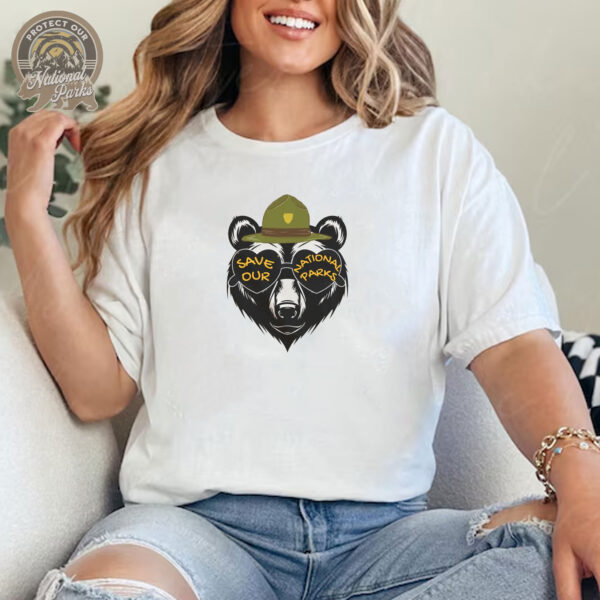 Save Our National Parks T-shirt - Grizzly Bear