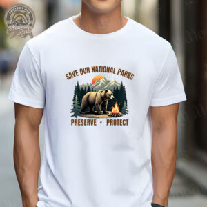 Save our National Parks T-shirt - Wilderness For Nature Lover