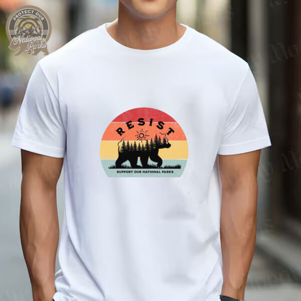 Support Our National Parks T-Shirt - Retro Support Our Park Rangers