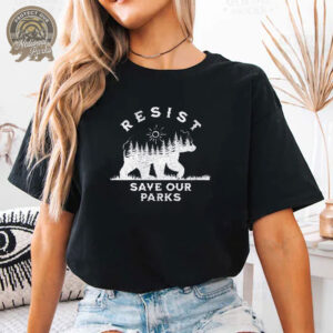 Vintage Bear - Resist Save Our Parks T-Shirt