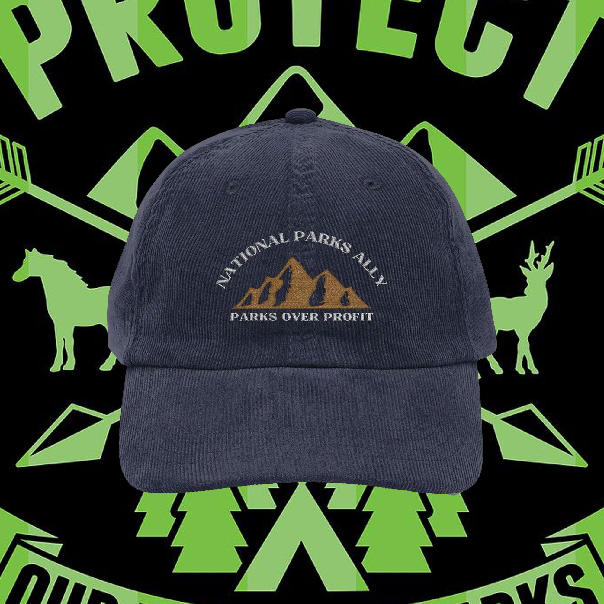 Vintage Corduroy Hat - Support National Parks