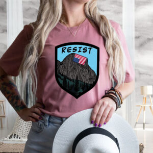 National Parks resist, Inverted Flag Over El Capitan T-Shirt