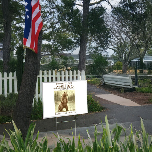 Protect Our National Parks Defund Doge Parks, Not Profits 2025 Yard Sign