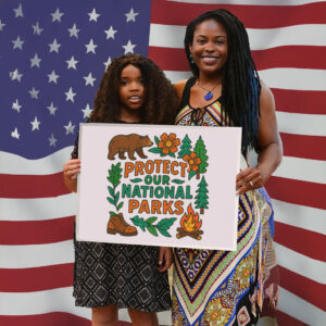 Protect Our National Parks, Liberal Political Statement Yard Sign