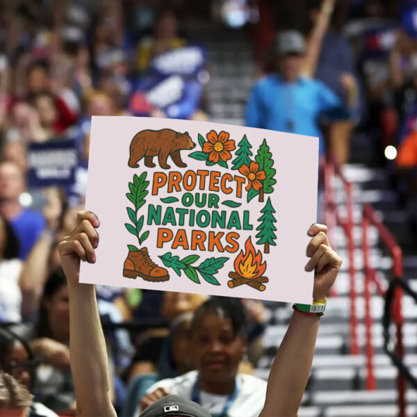 Protect Our National Parks, Liberal Political Statement Yard Sign