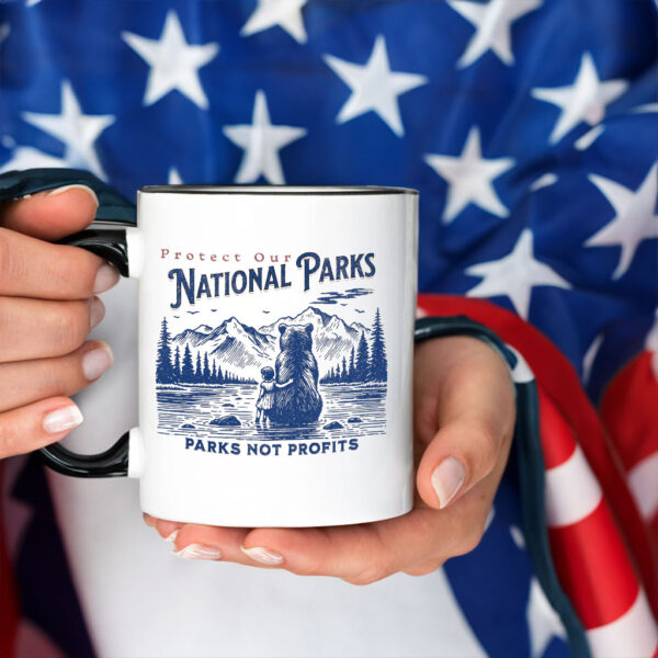 Protect Our National Parks, Parks Not Profits 2025 Mug