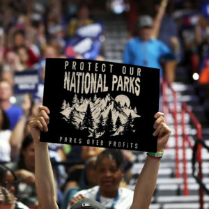 Protect Our National Parks, Parks Over Profit 2025 Yard Sign