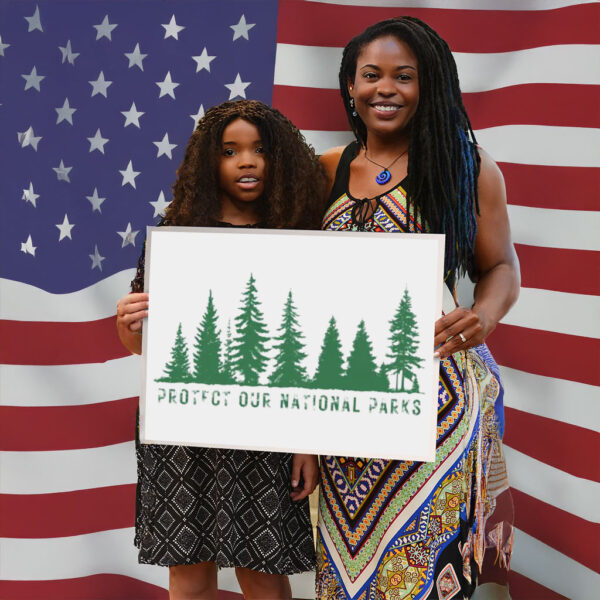 Protect Our National Parks, Stop Deforestation Protest Yard Sign