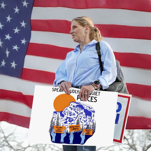 Speaks Loudly For Quiet Places We Stand Yard Sign