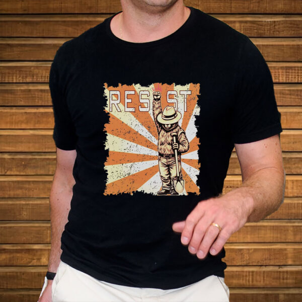 Smokey Bear Resist, Environmental Activism T-Shirt